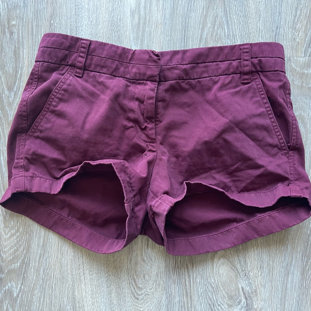 Maroon J. Crew Chinos size 2